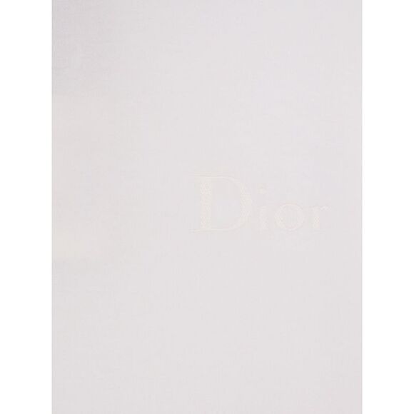 Dior Men Cotton T-Shirt With Embroidered Logo